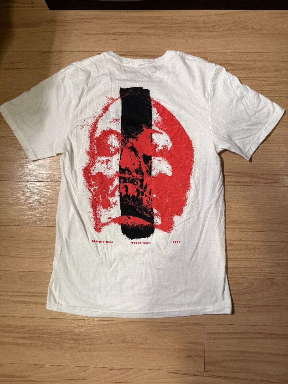 Official Depeche Mode Memento Mori World Tour 2023 White T-Shirt